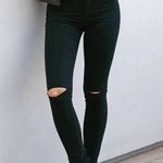 Urban Outfitters Black BDG Twig Ripped High-Waisted Skinny Jeans Photo 2
