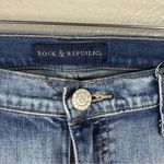Rock & Republic  Distressed Ankle Jeans - Blue SZ:12 Photo 5