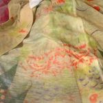 Alchemic Size Small Midi Sublimation Printed Dress With Side Slits. Yellow Photo 4