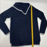 Crown & Ivy Navy Blue Sweater with Gray Trim Photo 4