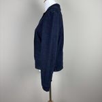 Ralph Lauren  Jeans Co Denim Blazer Jacket Womens Medium Dark Blue Stretch Preppy Photo 6