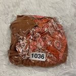 Power 2 Flower Cut Out One Piece Swimsuit in Gold Floral Medium Photo 6