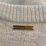 Michael Kors Michael White Short Sleeve Fringe Sweater XS Photo 6