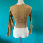 Aerie NWT  OFFLINE By  Seamless Cable Square Neck Cropped T-Shirt Size S Photo 2