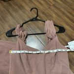 After Six  OFF-THE-SHOULDER CHIFFON TRUMPET GOWN DESERT ROSE size 4 style 1517 Photo 6