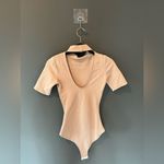 Lulus NWOT,  Beige/Tan Bodysuit, Small Photo 1
