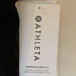 Athleta NWT  Conscious Crop Top A-C in Black Size M Photo 8