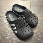 Adidas Women’s 6 Black White Clog Shoes Slip On Photo 0