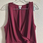 A New Day  Mini Dress in Burgundy with Flattering Fit Photo 1