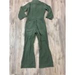 NSF Clothing Green Utility Jumpsuit Flare Leg Button Up Women's Size 26 Photo 1