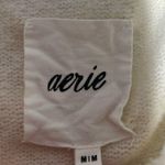 Aerie Women's CozyUp Cream Sweater Size Medium Oversized Crew Neck Soft Photo 1