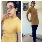 60s golden tunic dress mini Size M Photo 1