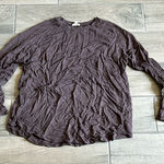 Splendid  brown long sleeve top Photo 0