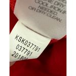 J. Jill Skirt Women MEDIUM Red Viscose Nylon Spandex Blend Stretch Pencil Mini Red Photo 5