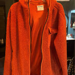 Old Navy  Vibrant Orange Fleece Jacket Photo 0