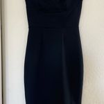 Tildon Women’s Black Cocktail Pencil Midi Dress Boning Bustier Party Strapless 6 Photo 0