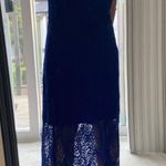 Connected Apparel Sapphire crocheted maxi tank dress Photo 1