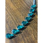 8 Other Reasons Emerald Drops Necklace in Silver New Womens Rhinestone Photo 4