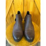 Not Rated  Ankle Booties 8.5 Burgundy Cutout Faux Leather Whimisgoth Photo 1