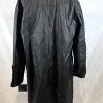 Marc New York by Andrew Marc black leather trench coat jacket size large NWT Photo 4