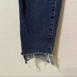 frame denim  Le High Skinny Dark Wash Jeans Womens 27 Blue Denim Raw Hem Fall Photo 1