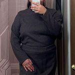 Old Navy Gray  Sweater Skirt Matching Set Photo 0