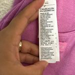 Calvin Klein Women's Pure Ribbed Bodysuit Lilac Rain size L NWT Photo 9