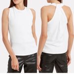 Helmut Lang  Crepe Jersey Tank Top White- Size XS Extra Small Photo 0