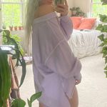 Aerie Purple  Sweatshirt Oversized Photo 1