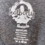 Hot Body Threads Graphic Racerback Tank Top Gray Size M Photo 2