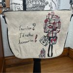 Brighton Scottie Dog Graphic Design Canvas Crossbody Purse Photo 3