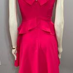 Hot Pink Ruffle Fit N’ Flare Dress Small Photo 7