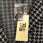 Max Studio NWT Women’s Houndstooth Soft Black Gray One-Button Blazer Photo 6