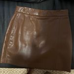 Aritzia Wilfred Patio Mini Skirt in Cognac Photo 2