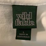 Wild Fable  Size Large White V-Neck Crop Top. New Without Tags Photo 1