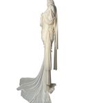 Deme by Gabriella Marianna Dress in Off White Small New Womens Scarf Mini Photo 6