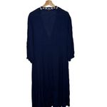 PPLA  Clothing Boho Blue Maxi Dress NWT Medium Photo 2