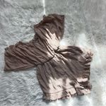 Wishlist Women’s Ruffle Off-Shoulder Romper - Taupe Photo 0