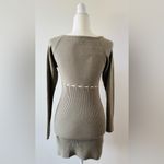 Urban Outfitters BDG  Long Sleeve Edison Mini Dress Olive Green Size M NWT Photo 7
