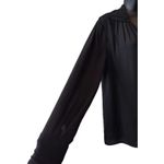 White House | Black Market Women's Bouse Size S Long Sleeves V-neck Top Photo 2