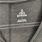 prAna  Shirt Womens Sz Large Athletic Workout Yoga Long Sleeve Top Gray Photo 2