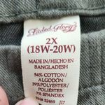 Faded Glory  Stretch Ankle Leggings Olive Green 2X Photo 1