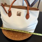 Dooney & Bourke  White and Tan Satchel Photo 2