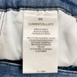 Current/Elliott Current Elliott Women's Flare Jeans Size 26 2 High Rise Napier Medium Wash Denim Photo 8