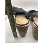 Ralph Lauren Lauren  Penelopie Espadrille Wedge Sandals‎ Womens 10B Blue Leather Photo 7