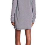 Rag and Bone Navy Blue/White Striped Cotton Jersey T-Shirt Dress Size Medium Photo 1