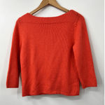 Calypso St. Barth Calypso St. Barths Sweater ‎ Knit Crewneck 100% Cashmere Pullover Coral Small Photo 4