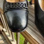 Salvatore Ferragamo  Black Heels with Braided Detail Photo 11