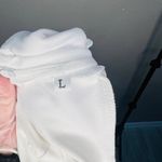 None White Plunging Vneck Pants Jumpsuit Size Large Photo 6