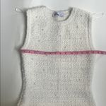 ZARA  Pearl Trim Mini White Dress Photo 9